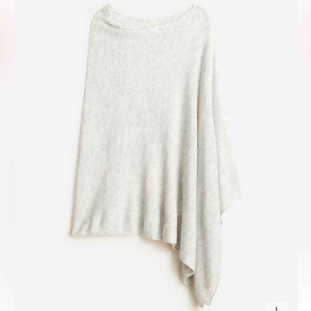 J. Crew cashmere-wool blend poncho